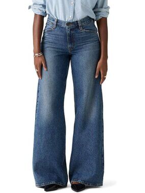 Women's 94 Baggy Wide Leg Jeans | Trendy High-Waisted Denim | Casual Chic Style